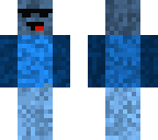 blue man