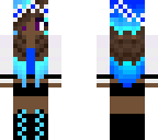 blue sunset girl