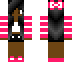 bow girl black skin