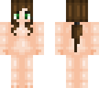 brown ponytail hair -girl base