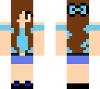 cute blue girl