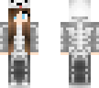 cute skeleton girl