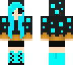 evil blue cake girl