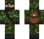 ghille suit guy with backpack