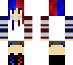 girl red and blue