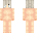 gray bun hair -girl base