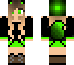 green fox girl