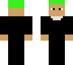 green haired admin