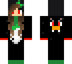 halloween girl penguin