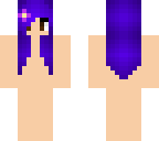 indigo grape with flower girl hair base