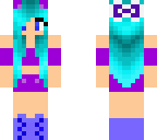 kawaii blue cat girl