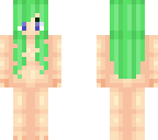 lime green hair -girl base
