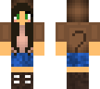 monkey girl with shorts