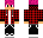 pink hair boy