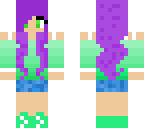 purple hair girl