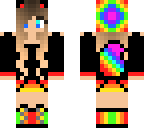 rainbow fox girl