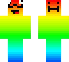 rainbow mustache weird guy