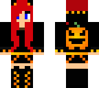 red hair halloween skin