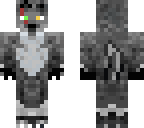 wolf with scar