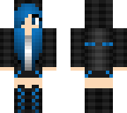 blue ender girl