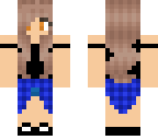 blue flannel girl