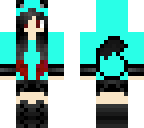 blue wolf girl