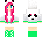 cute reddish panda girl