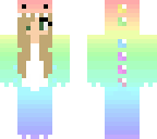 eddit of a rainbow dinosaur onezie