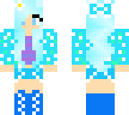 edited blue girl