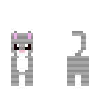 gray striped kitty