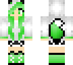 green wolf girl