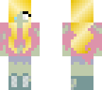 half blind golden zombie girl