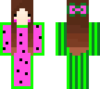kawaii water melon girl