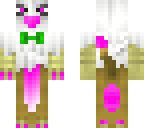 pink gryphon with bow tie