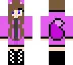 pink wolf girl