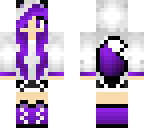 purple wolf girl