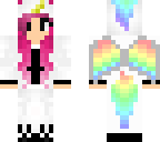 unicorn girl skin 