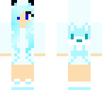 winter fox girl