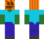 zombie with pumpkin