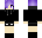 black hoodie girl