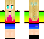 blonde sunset colour dress