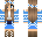 blue girl