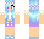 blue girl