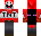 explodingtnt with cape of ender man