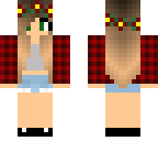 flower crown flannel