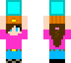 funny miner girl