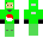 green racing driver