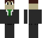 green suit man
