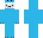light blue sleepover polar bear