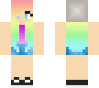 pastel rainbow girl